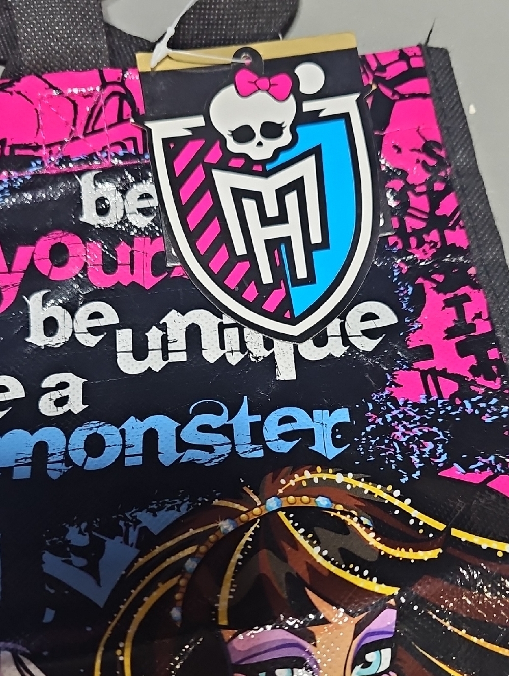 Monster High 2014 Mattel Reusable Tote Bag Shopping Bag - Picture 3 of 6